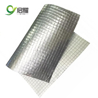 Matériaux d'isolation thermique en tissu enduit de maille en aluminium de classe A, design moderne, pour l'isolation des tuyaux CVC