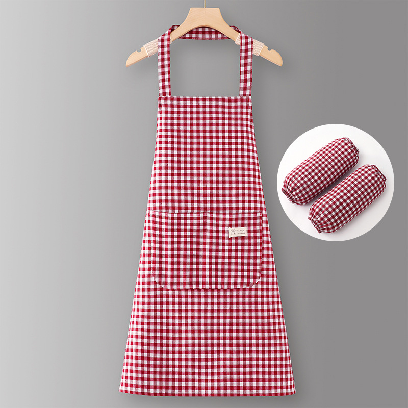 Rouge violacé-SJ624Halter Coton + Manches