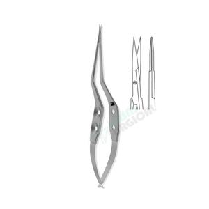 Ciseaux ophtalmiques pour les yeux Castroviejo Micro ensemble d'instruments chirurgicaux CE ISO approuvé - Product Image 4