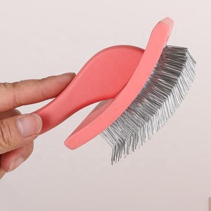 Cepillo de aseo para mascotas con mango de madera, peines para perros, removedor de pelo, para gatos - Product Image 2