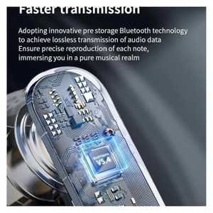 Écouteurs sans fil intelligents à écran tactile LCD, suppression du bruit, sport, HiFi, LX10, écouteurs intra-auriculaires, charge rapide, ANC - Product Image 4