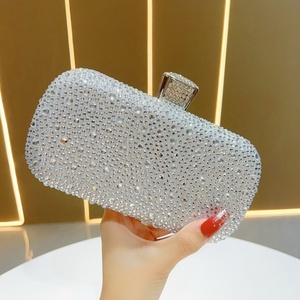 Bolso de Mano con Pedrería 2026, Bolso de Noche Brillante para Mujer, Bolsos Formales para Vestido de Novia, Bolso de Mano con Diamantes de Doble Cara, Bolsos de Hombro con Cadena - Product Image 5