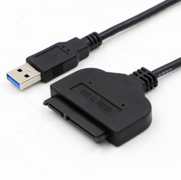Kabel adaptor USB ke Sata USB2.0 3.0 kualitas tinggi kustom dengan kabel Data HDD Hard Drive 2.5 "inci 3.5"