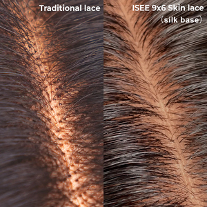 ISEE Nuevas Pelucas de Bloque de Cabello Humano Virgen 13x6, Peluca Frontal de Encaje <span class=keywords><strong>HD</strong></span> Completo, Reemplazos de Pelucas sin Pegamento con Cierre para Mujeres Negras - Product Image 4