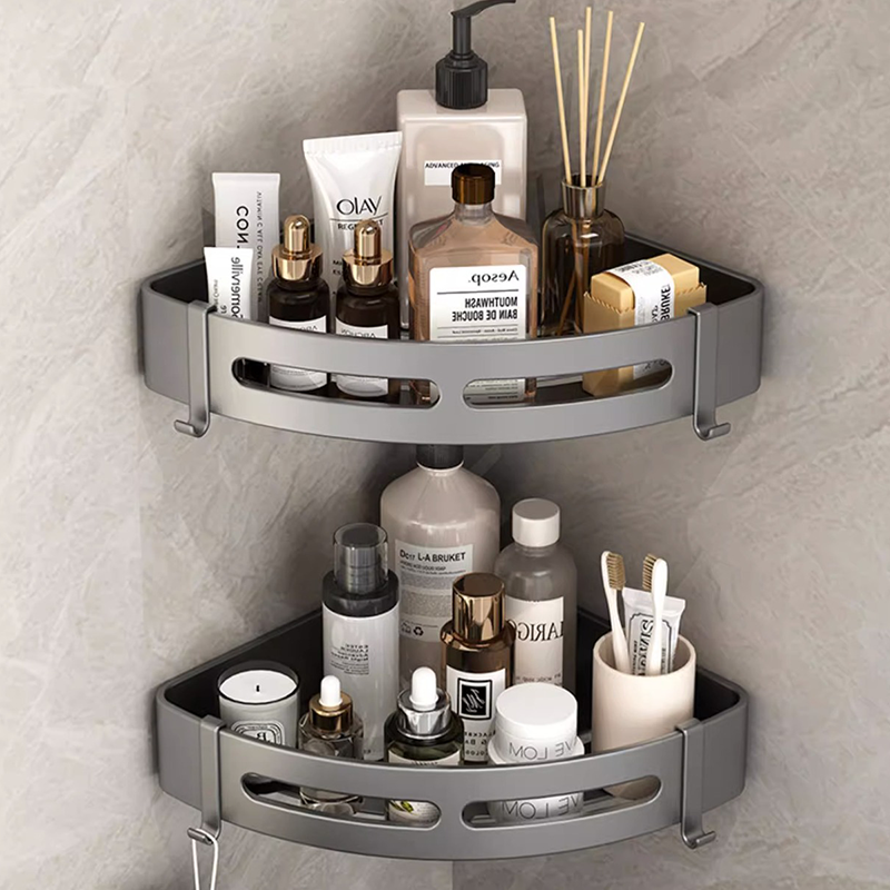 Bathroom corner shower caddy