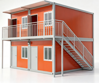 Bureau conteneur préfabriqué en acier, étanche, à montage rapide, pour poste de garde ou atelier temporaire