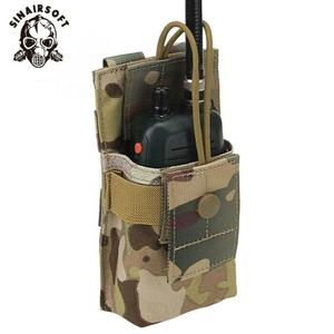 Tactical MOLLE Radio Holder <b>Walkie</b> <b>Talkie</b> Pouch Open Top Waist Belt Bag Mag Pack - Product Image 3
