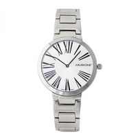 Montre à quartz ultra-fine de luxe Sparktime unisexe, bracelet en acier inoxydable de 20 mm, verre saphir de 36 mm, haute qualité