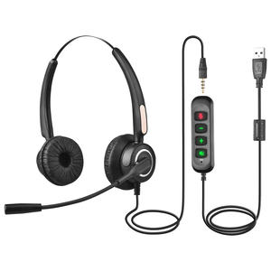 Auriculares para Centro de Llamadas Lantronlife LL-51D, Precio de Fábrica, Cancelación de Ruido, Controles Integrados con Brazo de Micrófono Ajustable para PC y <span class=keywords><strong>Mac</strong></span> - Product Image 2