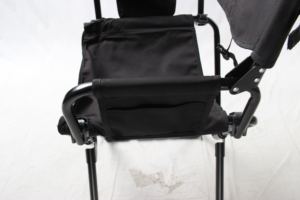 Chaise pliante d'extérieur moderne avec porte-gobelet pour parcs, campings et plages, chaise de pêche en acier inoxydable - Product Image 4