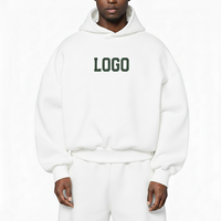 Sweat-shirts à capuche en molleton pour hommes, coupe ample, de haute qualité, surdimensionnés, sans cordon, 500 g/m², logo personnalisé, sweat-shirts pour hommes