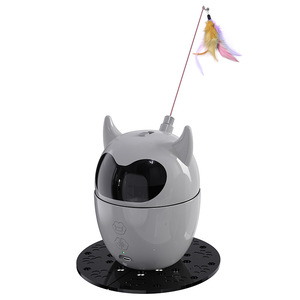 애완 동물 제조 업체 매직 고양이 레이저 포인터 대화 형 장난감 다채로운 깃털 전기 고양이 장난감 스마트 대화 형 장난감 - Product Image 5