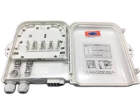 Caja de Distribución de Fibra Óptica, Cajas NAP IP 68 1X8 16 Puertos 1X16, Caja NAT, Caja FTTH