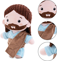 Personnage de la Bible personnalisé en peluche Jésus personnalisé poupée en peluche figure chrétienne religieuse doux chrétien poupée jouets