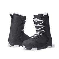 Raquettes à neige montantes d'extérieur avec lacets, imperméables, antidérapantes, tige en PU, semelle intermédiaire en EVA, semelle intérieure amortissante pour la randonnée et la marche sur neige