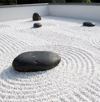 Gravier de pierre naturelle polie avec texture stable et écologique pour la mise en place de cours intérieures et la production de mélanges de terrazzo