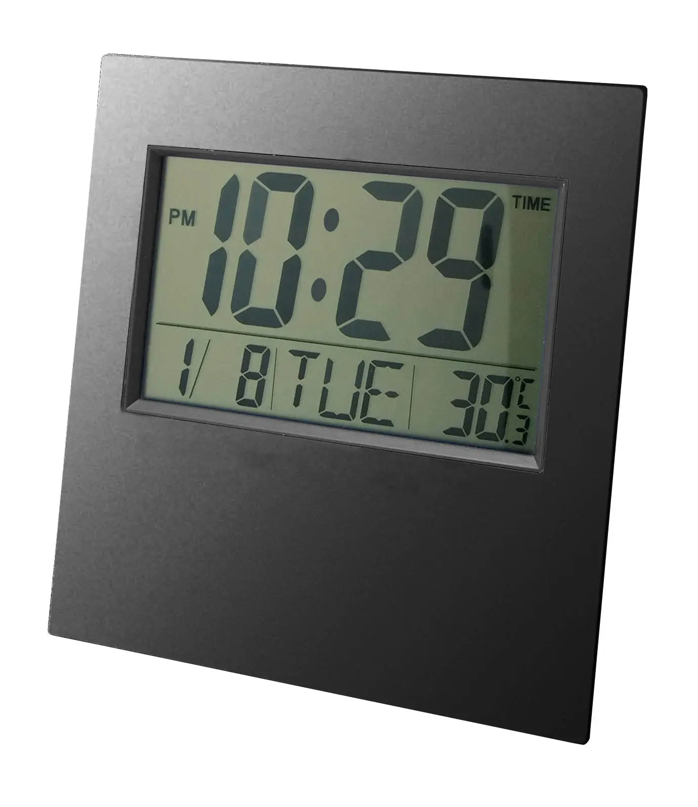Relógio de parede tela lcd grande, barato, parede, mesa, relógio digital, calendário, presente, display lcd, calendário com data/mês/semana/despertador