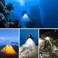 50M /164FT LED caméra sous-marine lumière de plongée 5000LUX lumière Flash vidéo avec 84 LED