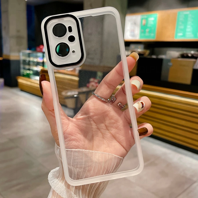 Transparent Case for Realme C31 14 PRO 12 PLUS C75 C67 C65 C63 C61 C53 C35 C33 C21Y C15 C11 C12 NOTE 50 Camera Lens Film Cover