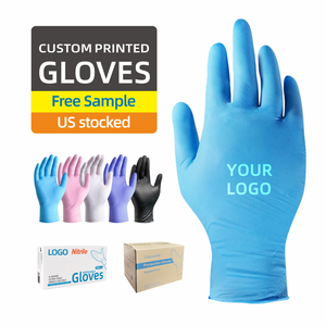 Dropshipping EN455 Sicherheits-Hand-Microtouch Puderfreie Blaue Schwarze Einweg-Microflex Medizinische Nitrilhandschuhe - Product Image 3