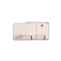 Organisateur de voyage imperméable personnalisé avec logo OEM de qualité supérieure, ensemble de 3 cubes, cubes de compression pour l'emballage