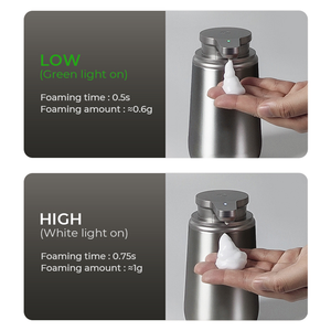 <span class=keywords><strong>Elettrodomestici</strong></span> intelligenti 316 acciaio inox Seifenspender Elektrisch USB ricaricabile elettrico parete automatico distributore di sapone - Product Image 2