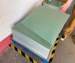 วัสดุหน่วงไฟ วัสดุกันไฟ FR5 เรซินแก้ว ชิ้นส่วนแก้ว FR4 G10 g11 แผ่นเหล็กไฟฟ้า - Product Image 3