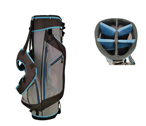 Nouvelle arrivée : sac de golf en nylon à motif de fleur de lotus avec fermeture à glissière, portable et anti-UV, taille personnalisée - Product Image 1