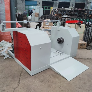 Machine automatique à grande vitesse pour le dévidage et le rembobinage <span class=keywords><strong>de</strong></span> bobines/tambours/enrouleurs <span class=keywords><strong>de</strong></span> câbles en acier, avec moteur PLC et engrenages, 2000 kg - Product Image 2