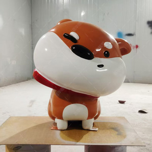 ประติมากรรมการ์ตูนรูปสัตว์ทำจากไฟเบอร์กลาสสำหรับตั้งพื้นกลางแจ้ง - Product Image 5
