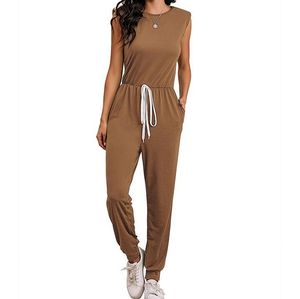 Nouveaux produits tricotés dames <span class=keywords><strong>combinaison</strong></span> pour femmes <span class=keywords><strong>kaki</strong></span> Knityed Wom sans manches tricot 2021 dames sans manches à capuche <span class=keywords><strong>combinaison</strong></span> - Product Image 6
