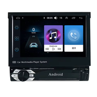 7 pouces 1din écran rétractable manuel Android Radio Wifi Autoradio autoradio écran tactile Gps Wifi Autoradio Gps lecteur Dvd de voiture