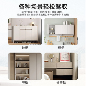 Ming Xin Aluminum Alloy Rebound Device Flush Mount Soft Closing For <b>Cabinet</b> Doors And Drawers - Product Image 2