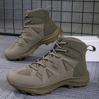 Bottes tactiques de combat pour hommes, grande taille, pour l'extérieur, avec tige en maille TPU, pour le commerce électronique transfrontalier et la vente directe