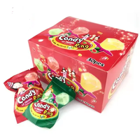 Vente en gros OEM/ODM de bonbons en forme de diamants en plastique pour enfants, cubes de bonbons durs, bonbons aux saveurs de fruits colorés, bonbons très vendus, bonbons personnalisés