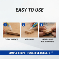 Colle à chaussures acrylique, super colle multi-usages pour le travail du bois, la construction, l'emballage, l'usage domestique et industriel