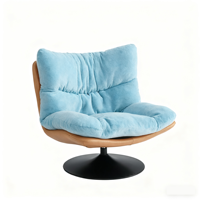 Fauteuil moderne de luxe avec accoudoirs en tissu Design de luxe personnalisé pour la maison pour le salon