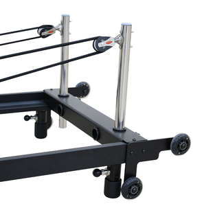 Reformer Pilates pliable et durable noir pour la maison, le studio commercial et le fitness - Product Image 6