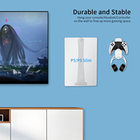 Support mural et support de jeu pour console PS5/PS5 Slim et contrôleur/casque