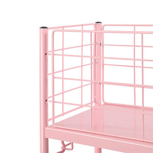 Promosyon Çok Katlı Kitaplık Arabası Mobil Kitap Tutucu Düzenleyici Raf Dikey 5 Katlı Dergi Ev Depolama Arabası - Product Image 4