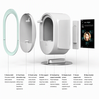 Analyseur de peau facial AI avec écran tactile de 15 pouces, WiFi et contrôle iPad pour utilisation en salon de beauté