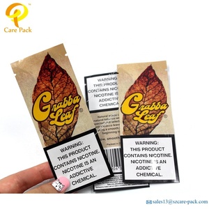 Personalizado sello de calor Sellado de 3 lados ziplock dejar de embalaje de plástico de hoja entera olor prueba mylar bolsa - Product Image 3