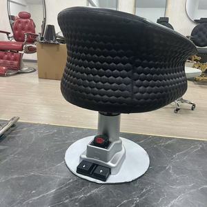 Silla de barbero eléctrica con elevación, mobiliario de salón, equipo eléctrico de masaje y peluquería, silla de estilismo para barbería - Product Image 5