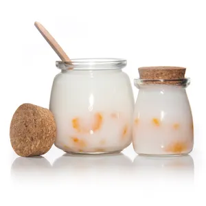 Tùy Chỉnh Nhiệt Độ Cao Có Thể 16 32 Oz Mason Jar Nướng Khuôn Container Thủy Tinh Yogur Bánh Chai