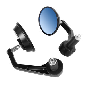 Rétroviseur circulaire pliable pour <span class=keywords><strong>moto</strong></span> et vélo électrique, avec capuchon <span class=keywords><strong>de</strong></span> <span class=keywords><strong>guidon</strong></span>, réflecteur rotatif, miroir bleu - Product Image 3