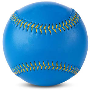 Ballons de softball en cuir personnalisés en gros pour OEM, avec logo sur mesure, promotionnels, légers, durables, de haute qualité, pour l'entraînement et les matchs - Product Image 1