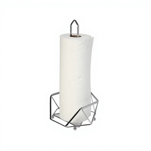 Fancy Design Metal Silver <b>Color</b> <b>Tissue</b> <b>Paper</b> Holder Round Shape Customized Size Napkin Holder For Dining Table Use - Product Image 1