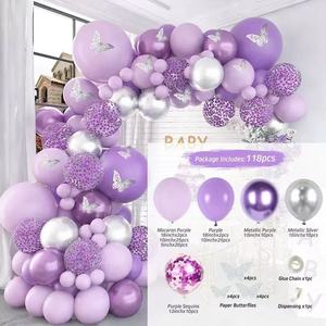 Decoraciones para Fiesta <span class=keywords><strong>de</strong></span> Cumpleaños <span class=keywords><strong>de</strong></span> Bebé, Artículos para Fiesta con <span class=keywords><strong>Fondo</strong></span> <span class=keywords><strong>de</strong></span> Feliz Cumpleaños, Kit <span class=keywords><strong>de</strong></span> Arco <span class=keywords><strong>de</strong></span> Guirnalda <span class=keywords><strong>de</strong></span> Globos para Niñas - Product Image 4