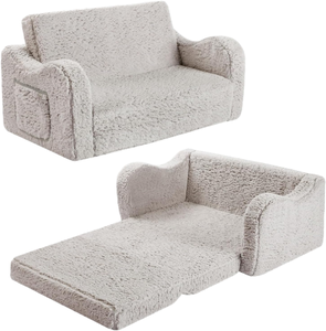 आधुनिक 2-इन-1 परिवर्तनीय शेर्पा पु/माइक्रोफाइबर बच्चों के लिए बिस्तर पर जन्मदिन का उपहार - Product Image 5