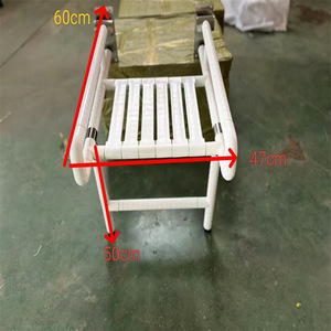 Xingang Bathroom Shower Folding <b>Stool</b> Stainless Steel Non Slip <b>Leg</b> <b>Rest</b> <b>For</b> Elderly - Product Image 2